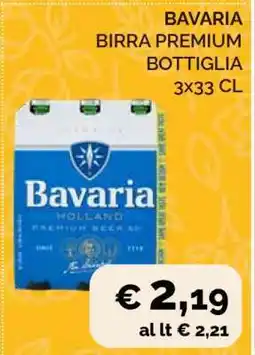 Coop BAVARIA BIRRA PREMIUM BOTTIGLIA 3x33 CL offerta
