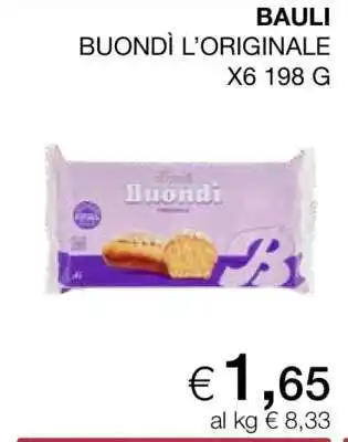 Coop BAULI Buondì l'originale offerta