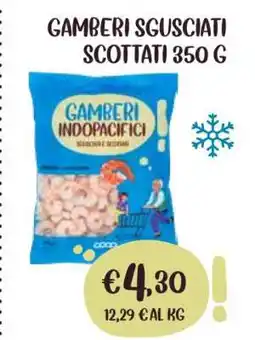 Coop GAMBERI SGUSCIATI SCOTTATI 350 G offerta