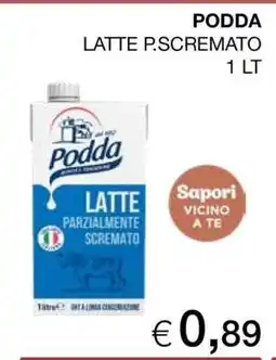 Coop PODDA LATTE P.SCREMATO offerta