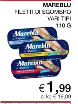 Coop Mareblu Filetti di Sgombro offerta