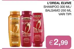 Coop L'OREAL ELVIVE offerta