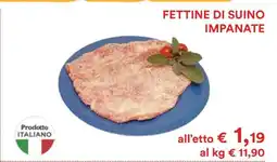 Coop Fettine di suino impanate offerta