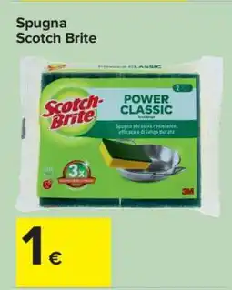 Carrefour Spugna Scotch Brite offerta