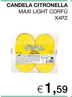 Coop CANDELA CITRONELLA offerta