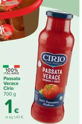 Carrefour Passata Verace Cirio offerta