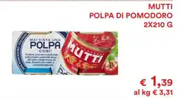 Coop Mutti Polpa di pomodoro offerta