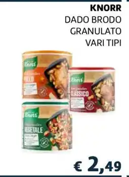 Coop KNORR DADO BRODO GRANULATO offerta