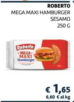 Coop ROBERTO MEGA MAXI HAMBURGER SESAMO offerta