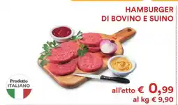 Coop HAMBURGER DI BOVINO E SUINO offerta
