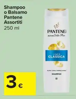 Carrefour Shampoo o Balsamo Pantene Assortiti offerta