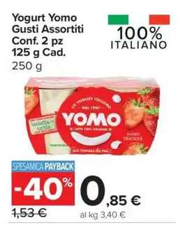 Carrefour Yogurt YOMO gusti assortiti offerta