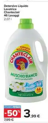 Carrefour Detersivo Liquido Lavatrice Chanteclair 46 Lavaggi offerta