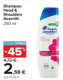 Carrefour Shampoo Head&Shoulders Assortiti offerta