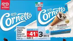 Carrefour Cornetto Algida Gusti Assortiti Conf. 6 pz offerta
