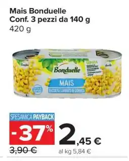Carrefour Mais BONDUELLE offerta