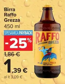 Carrefour Birra Raffo grezza offerta