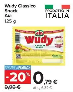 Carrefour Wudy Classico Snack Aia offerta