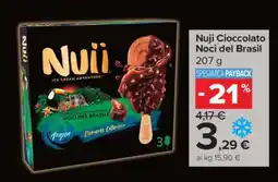 Carrefour Nuii Cioccolato Noci del Brasil offerta