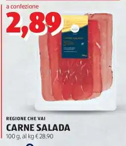 ALDI CARNE SALADA offerta