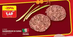 ALDI Hamburger Di Suino offerta