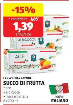 ALDI SUCCO DI FRUTTA offerta