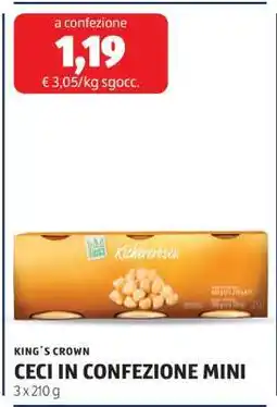 ALDI KING'S CROWN offerta