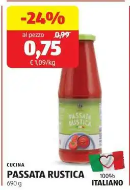 ALDI PASSATA RUSTICA offerta