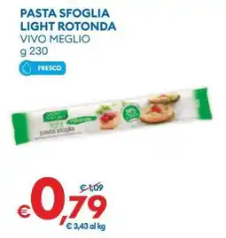 MD Discount PASTA SFOGLIA LIGHT ROTONDA offerta