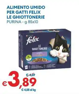 MD Discount Alimento Umido per Gatti Felix Le Ghiottonerie offerta