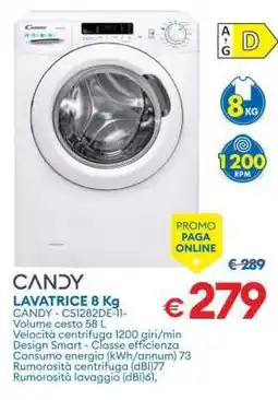 MD Discount CANDY LAVATRICE 8 Kg offerta
