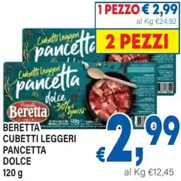 DEM Beretta cubetti leggeri pancetta dolce offerta