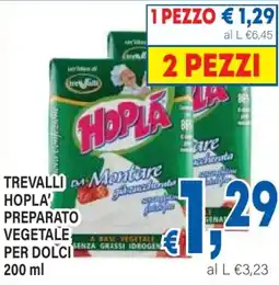 DEM Trevalli hopla' preparato vegetale per dolci offerta