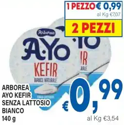 DEM Arborea ayo kefir senza lattosio bianco offerta