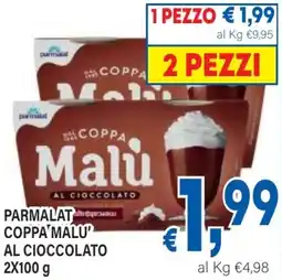 DEM Parmalat coppa malu' al cioccolato offerta