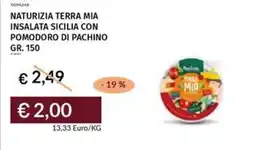 Prezzemolo e Vitale Naturizia terra mia insalata sicilia con pomodoro di pachino offerta