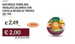 Prezzemolo e Vitale Naturizia terra mia insalata calabria con cipolla rossa di tropea offerta