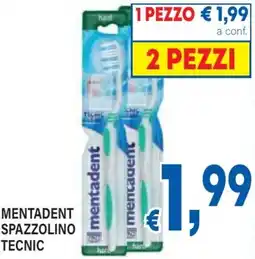 DEM Mentadent spazzolino tecnic offerta