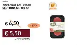 Prezzemolo e Vitale You&meat battuta di scottona offerta