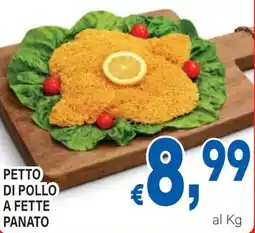 DEM Petto di pollo a fette panato offerta