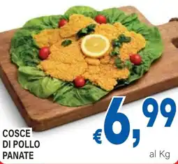 DEM Cosce di pollo panate offerta