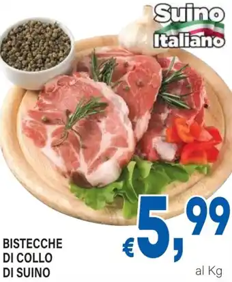 DEM Bistecche di collo di suino offerta