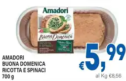 DEM Amadori buona domenica ricotta e spinaci offerta