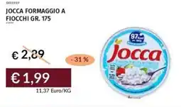 Prezzemolo e Vitale Jocca formaggio a fiocchi offerta