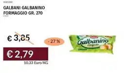 Prezzemolo e Vitale Galbani galbanino formaggio offerta