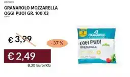 Prezzemolo e Vitale Granarolo mozzarella oggi puoi offerta