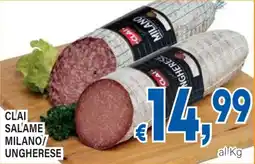 DEM Clai salame milano/ ungherese offerta