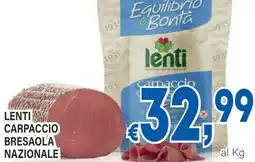 DEM Lenti carpaccio bresaola nazionale offerta
