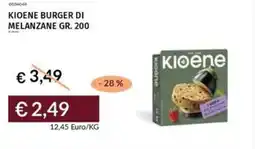 Prezzemolo e Vitale Kioene burger di melanzane offerta