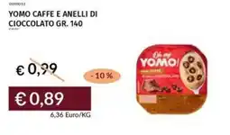 Prezzemolo e Vitale Yomo caffe e anelli di cioccolato offerta
